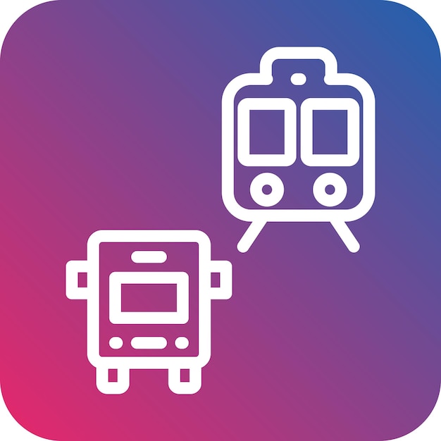 Estilo del icono de transporte público