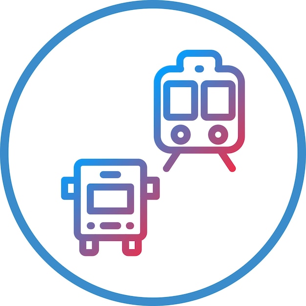 Estilo del icono de transporte público