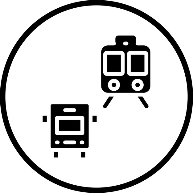 Estilo del icono de transporte público