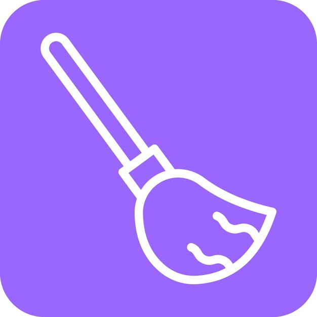 Estilo del icono del trapeador de diseño vectorial