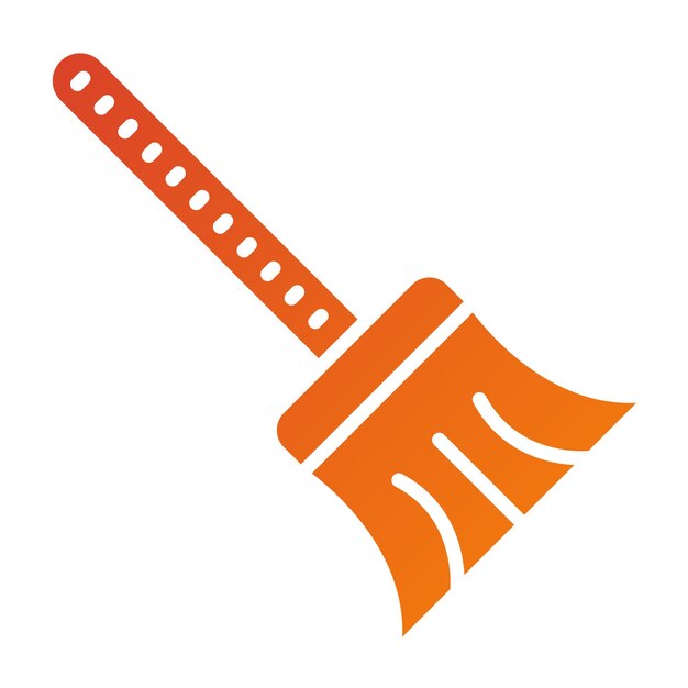 Estilo del icono del trapeador de diseño vectorial