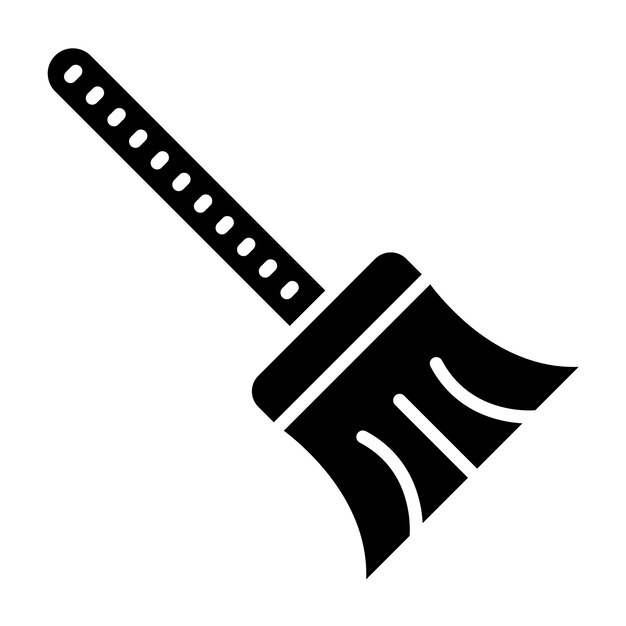 Estilo del icono del trapeador de diseño vectorial