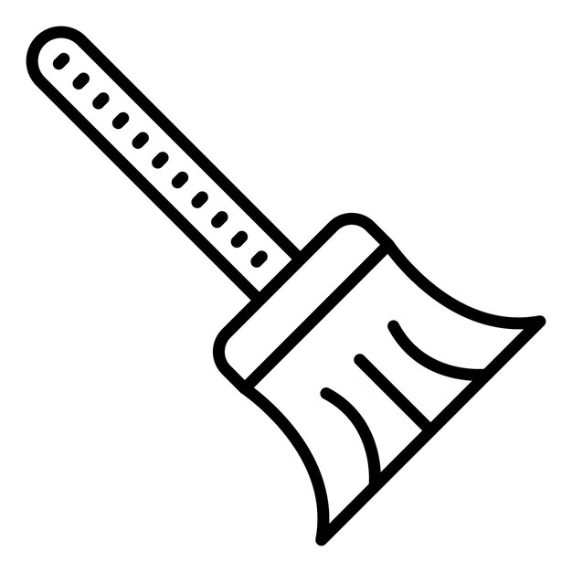 Estilo del icono del trapeador de diseño vectorial