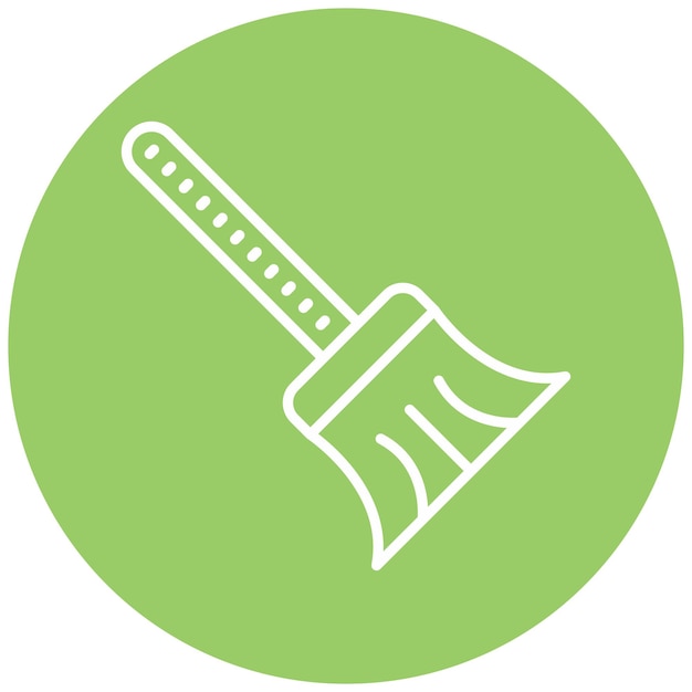 Estilo del icono del trapeador de diseño vectorial