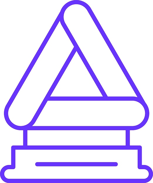 Estilo del icono del triángulo