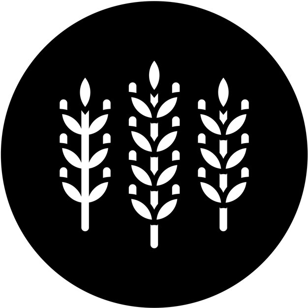 Estilo del icono del trigo