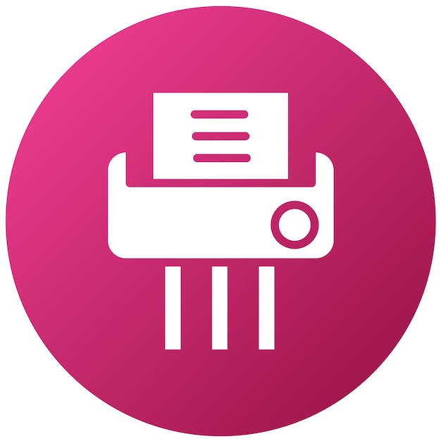 Estilo del icono de la trituradora de diseño vectorial