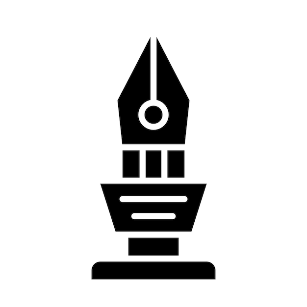 Vector estilo del icono del trofeo de diseño vectorial