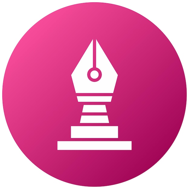 Estilo del icono del trofeo de diseño vectorial
