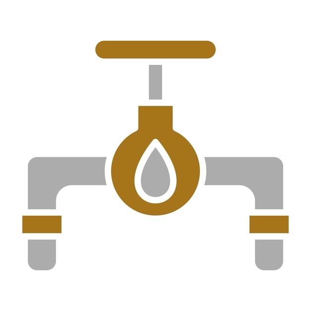 Estilo del icono de las tuberías de aceite