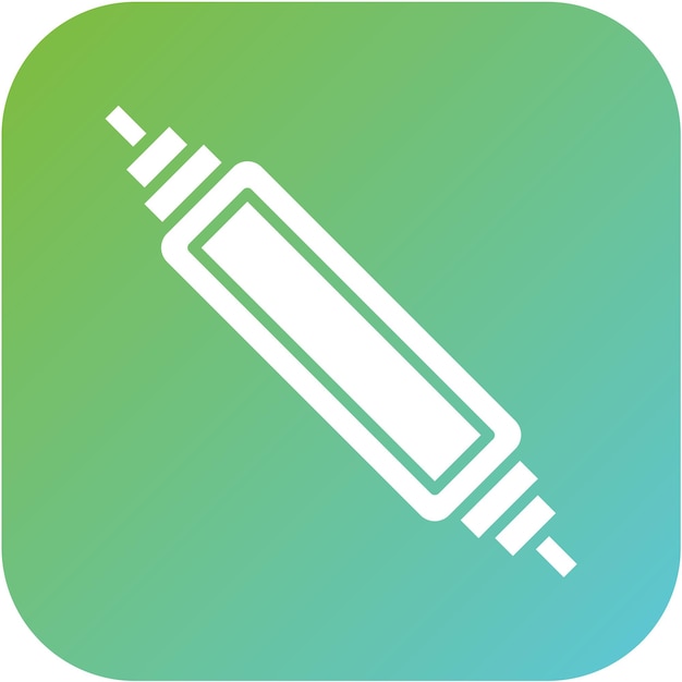Estilo de icono de tubo bidireccional de diseño vectorial