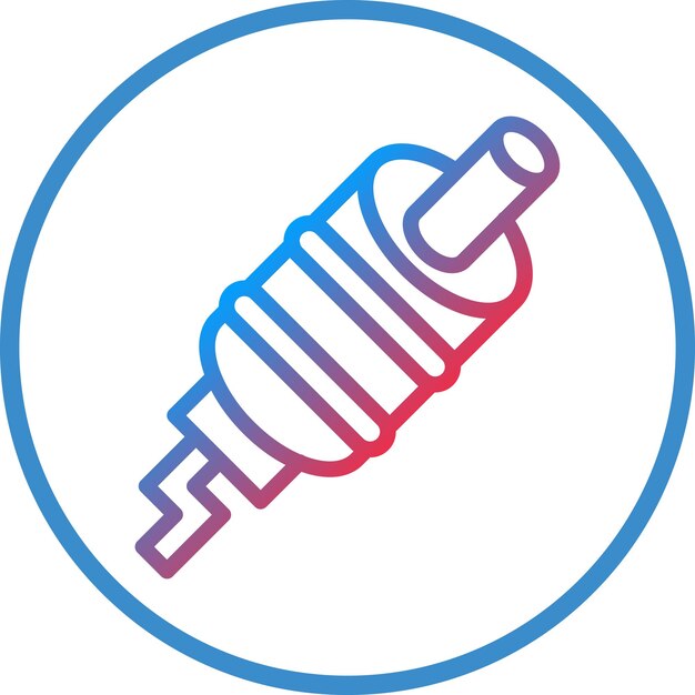 Estilo del icono del tubo de escape