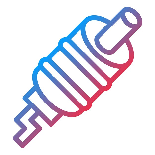 Estilo del icono del tubo de escape
