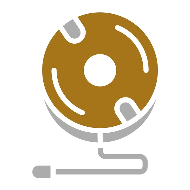Estilo del icono del tubo de nieve de diseño vectorial
