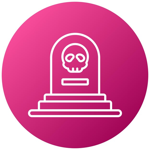 Estilo del icono de la tumba pirata