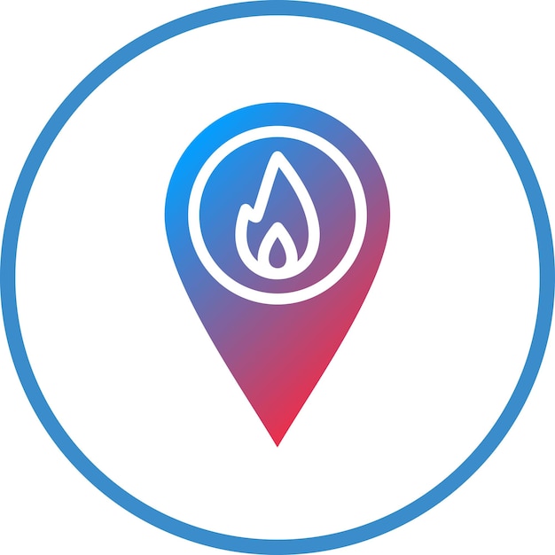 Estilo del icono de la ubicación del incendio