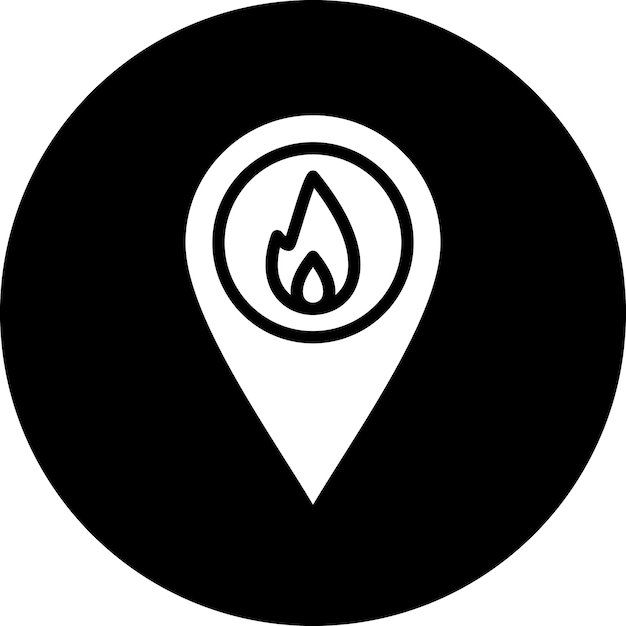 Estilo del icono de la ubicación del incendio