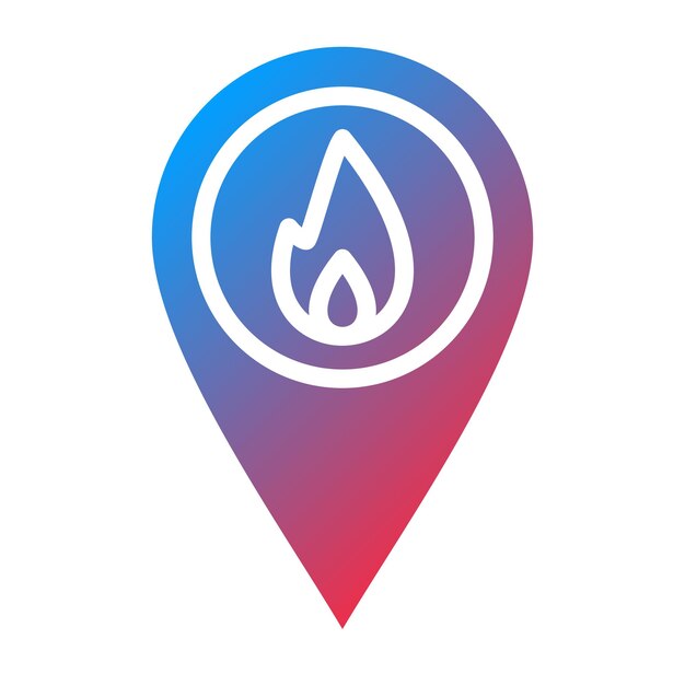 Estilo del icono de la ubicación del incendio