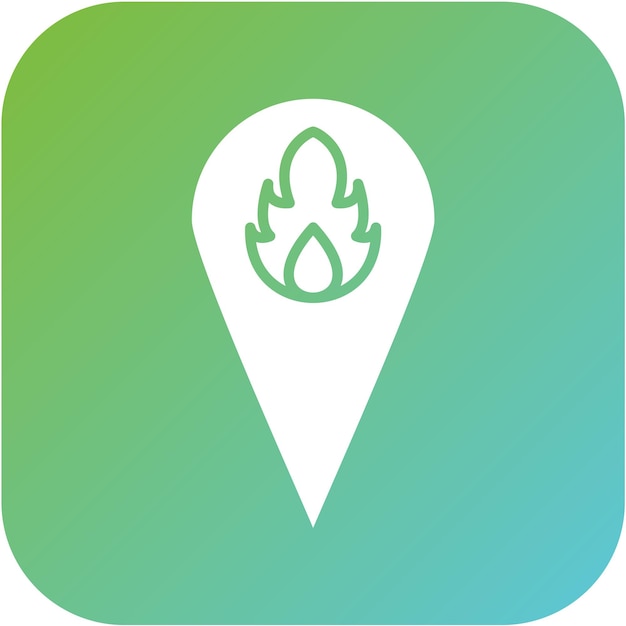 Estilo del icono de la ubicación del incendio