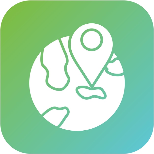 Estilo del icono de ubicación mundial
