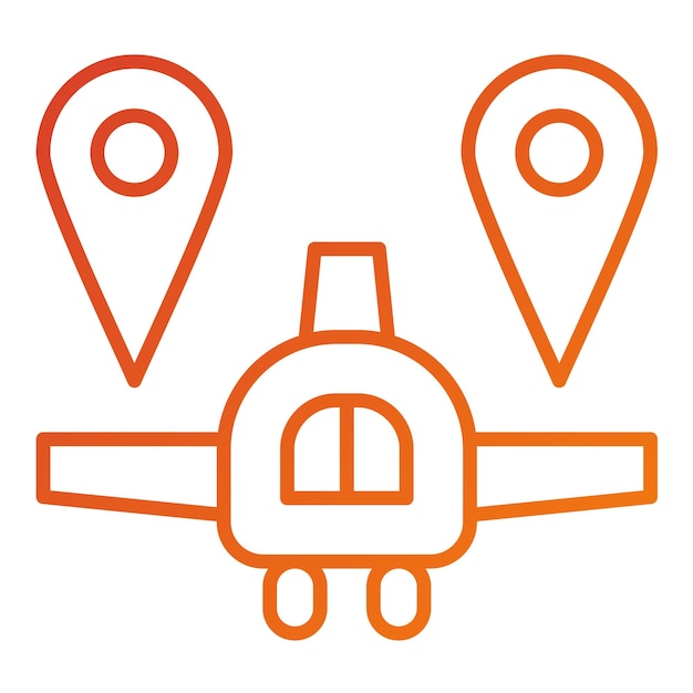 Estilo del icono de la ubicación del vuelo