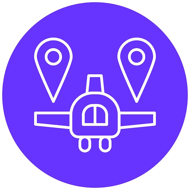 Estilo del icono de la ubicación del vuelo