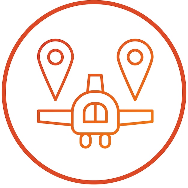 Estilo del icono de la ubicación del vuelo