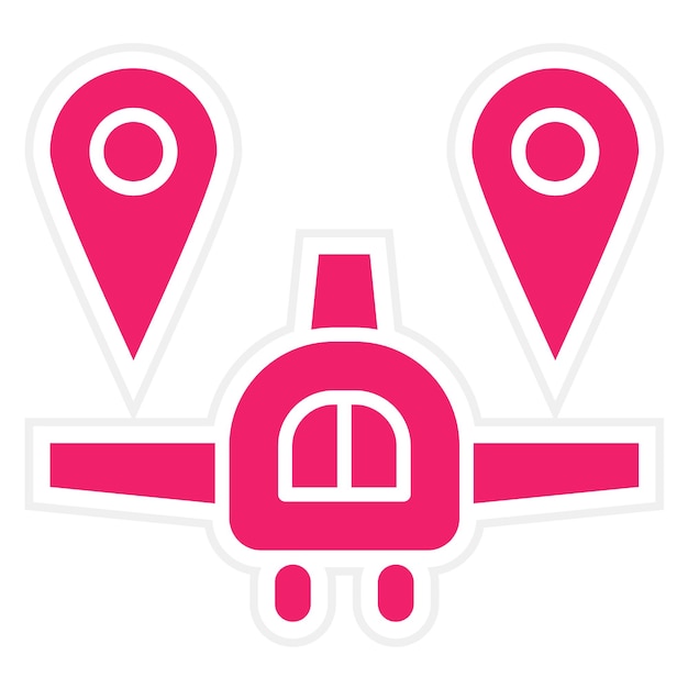 Estilo del icono de la ubicación del vuelo