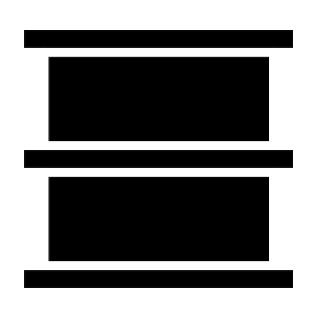 Estilo de icono de la unidad de estantería de pared de diseño vectorial