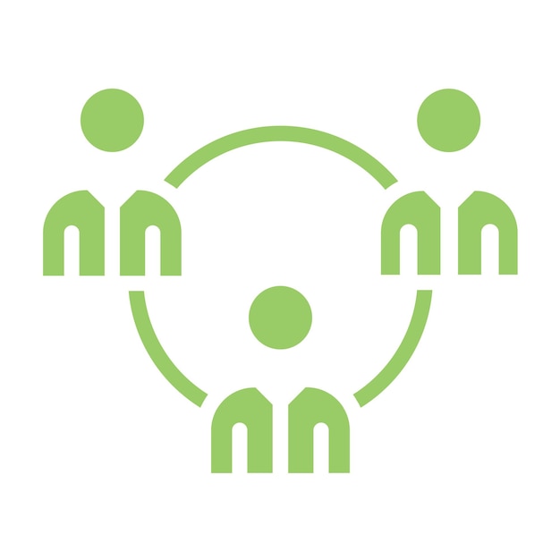 Estilo de icono de la Unión de Diseño Vectorial