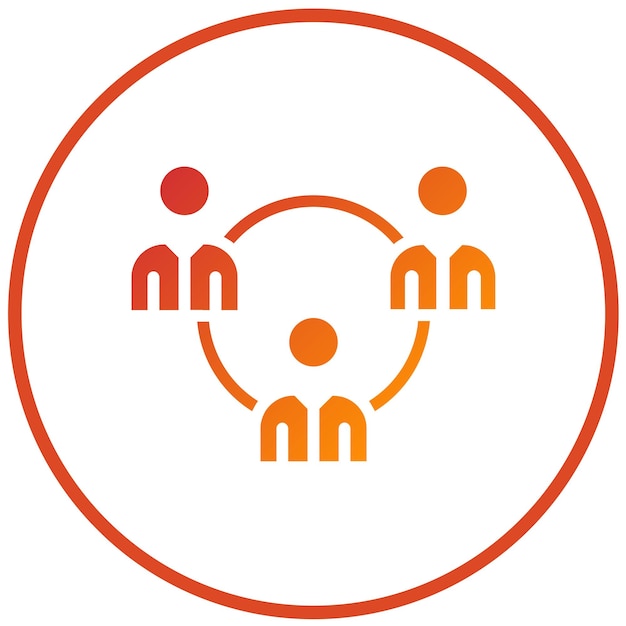Estilo de icono de la Unión de Diseño Vectorial