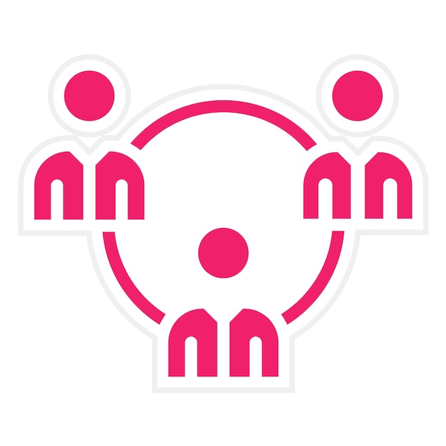 Estilo de icono de la Unión de Diseño Vectorial