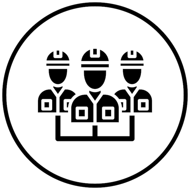 Estilo de icono de la Unión de Diseño Vectorial