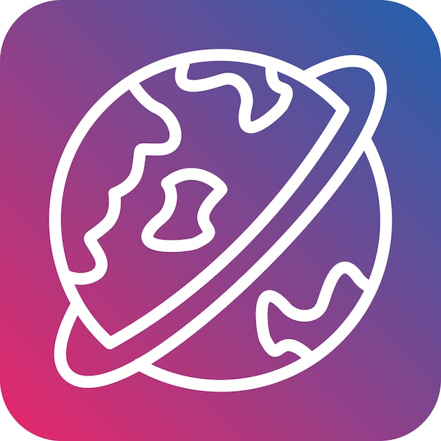 Estilo del icono de Urano
