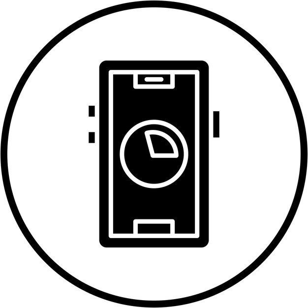 Estilo del icono de uso de los datos de diseño vectorial
