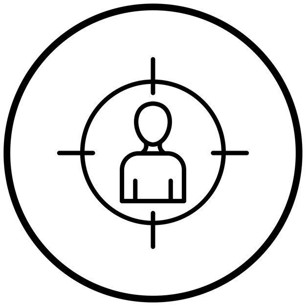 Estilo del icono del usuario objetivo