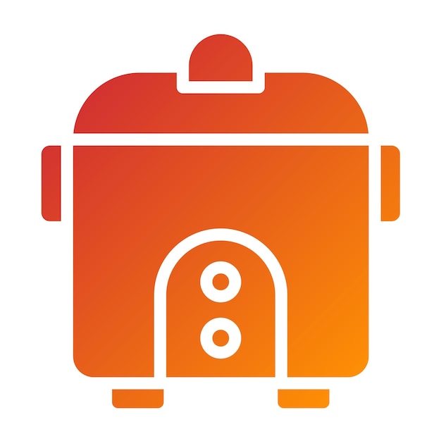 Estilo de icono de utensilios de cocina de diseño vectorial