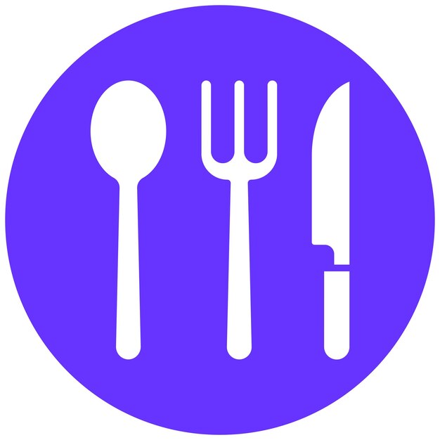 Vector estilo de icono de utensilios de cocina de diseño vectorial