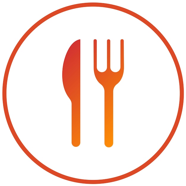 Estilo del icono de los utensilios de diseño vectorial