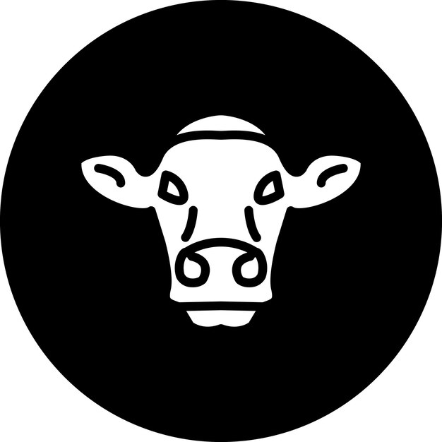 Estilo del icono de la vaca