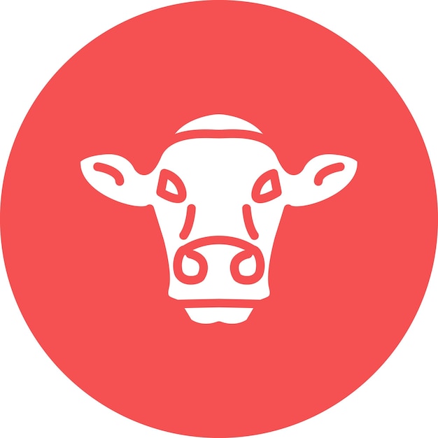 Estilo del icono de la vaca