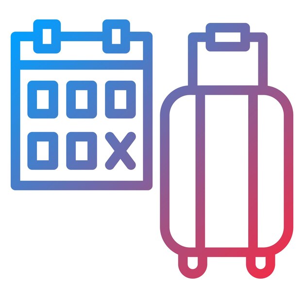 Estilo de icono de vacaciones de diseño vectorial
