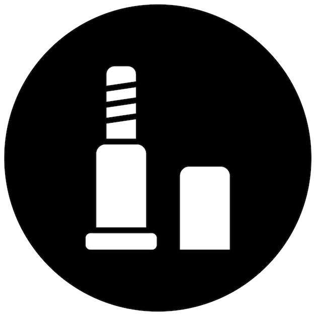 Estilo del icono de la válvula de neumático de diseño vectorial