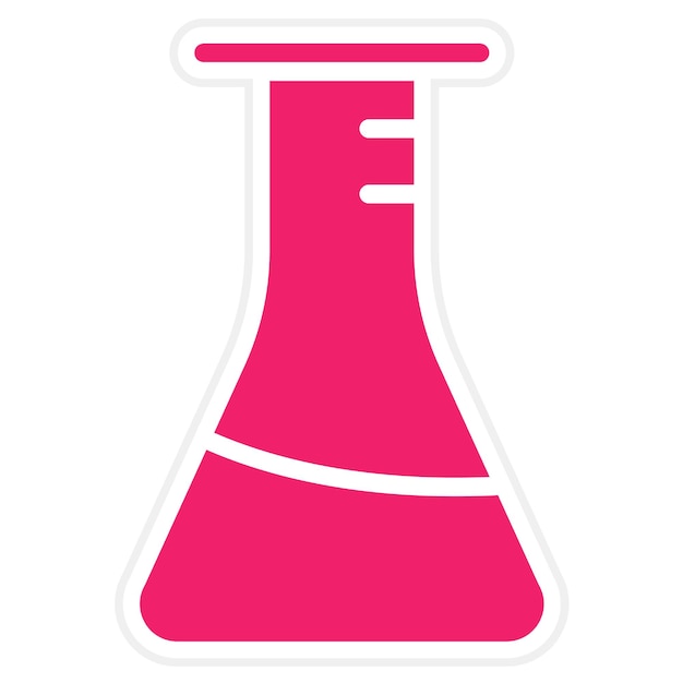 Estilo del icono del vaso de diseño vectorial