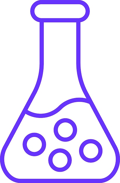 Estilo del icono del vaso de diseño vectorial