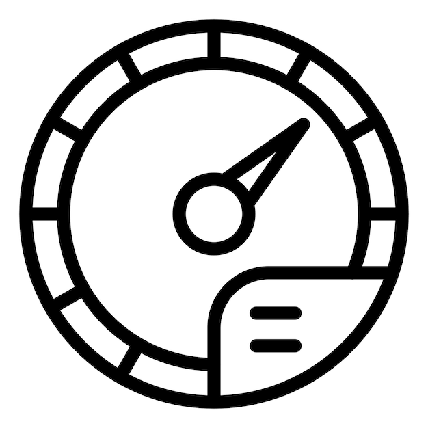 Estilo del icono del velocímetro