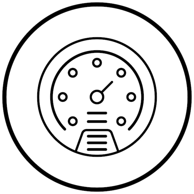 Estilo del icono del velocímetro