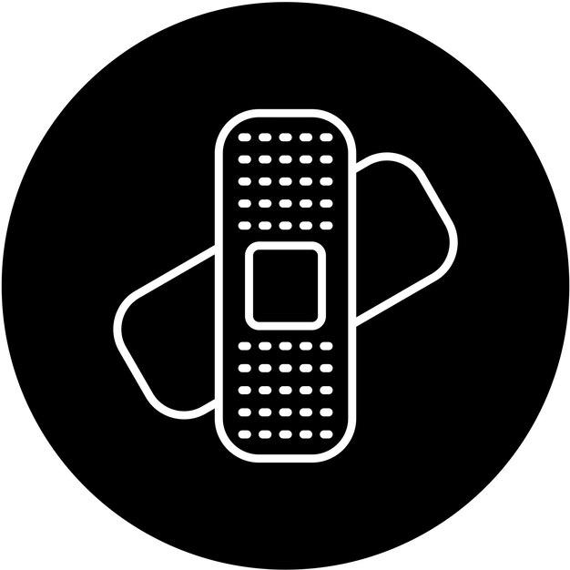 Estilo de icono de vendaje de diseño vectorial