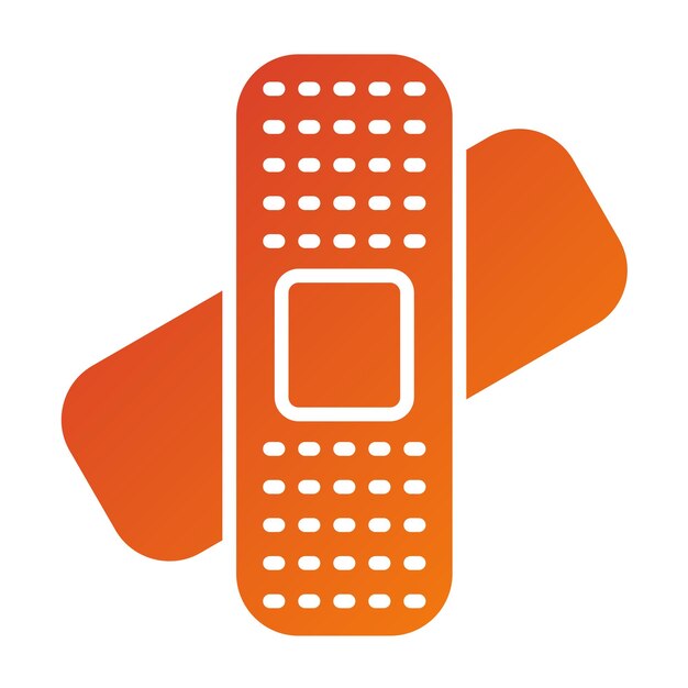 Estilo de icono de vendaje de diseño vectorial
