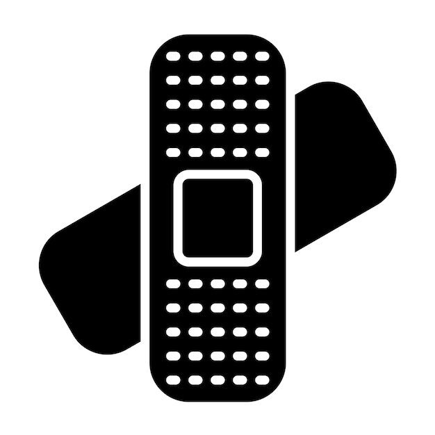 Estilo de icono de vendaje de diseño vectorial